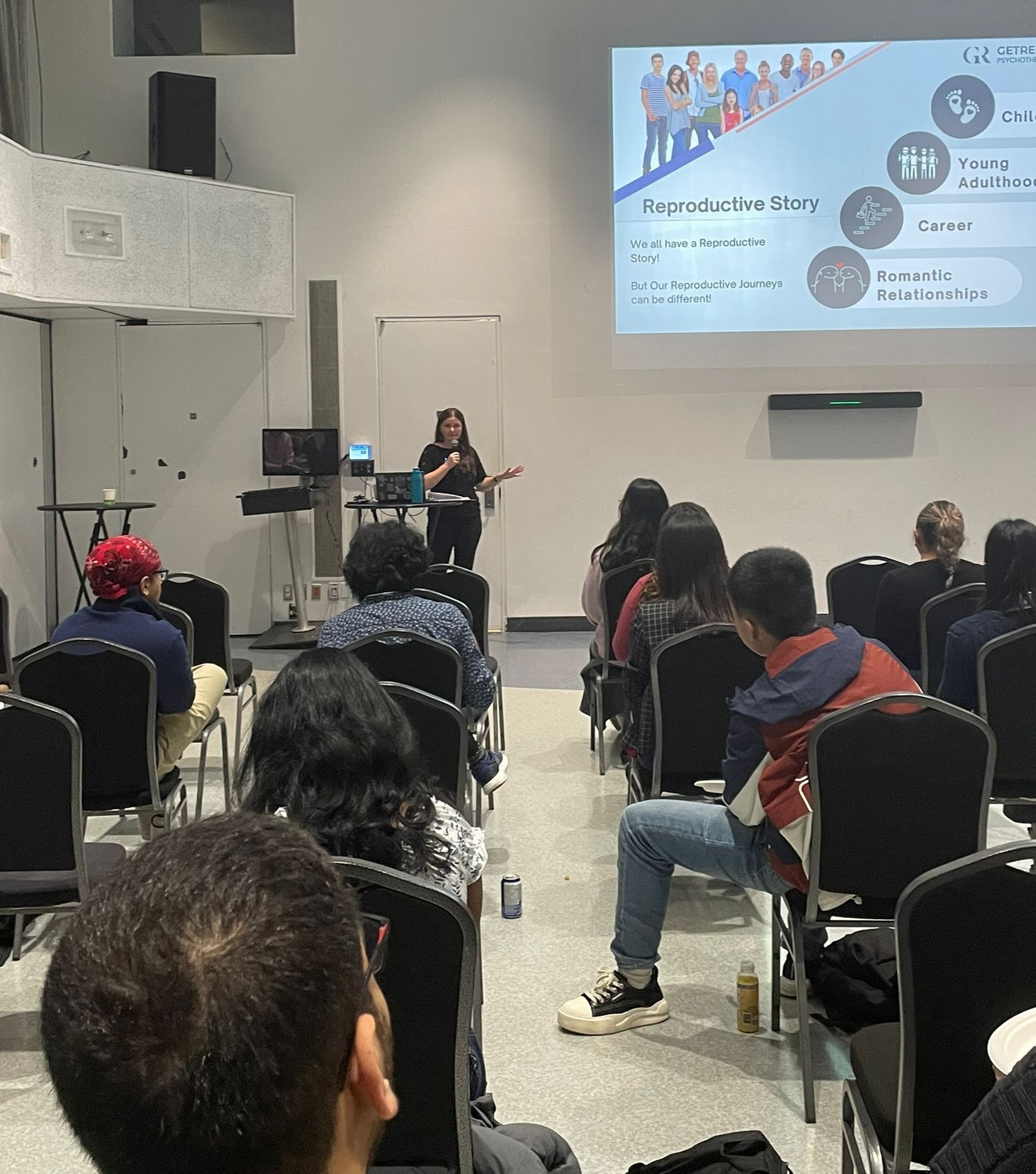 Delia Petrescu, Reproductive Trauma Therapist, public speaker